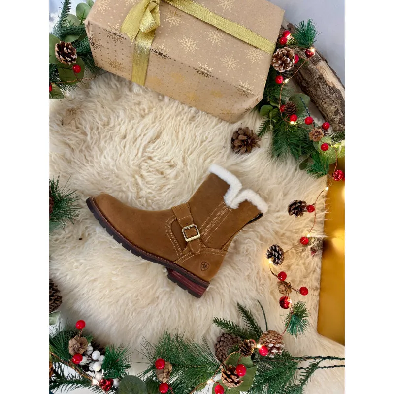 Ariat Savannah Sherpa Waterproof Ladies Boot - Carmel Tan