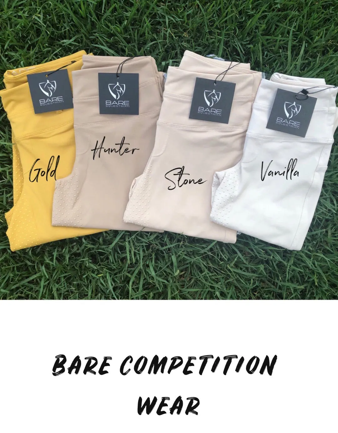 BARE Competition Wear - Gold Competition Tights