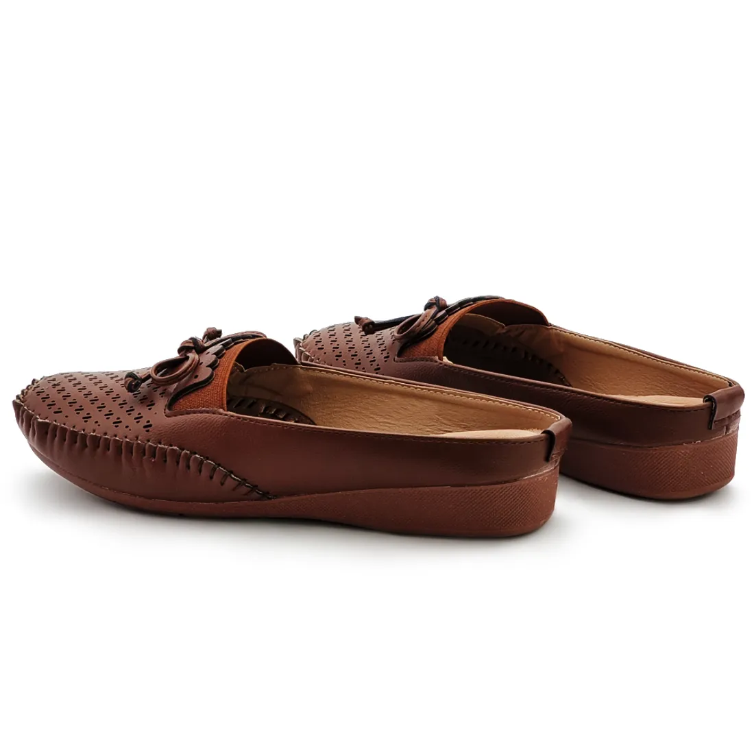 Bow Tie Half Slip On Slip On Shoes