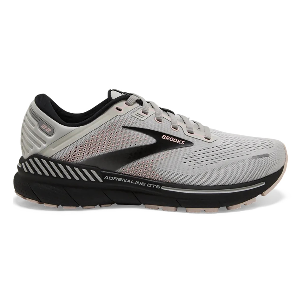 Brooks Adrenaline GTS 22 - Grey - Rose - Black