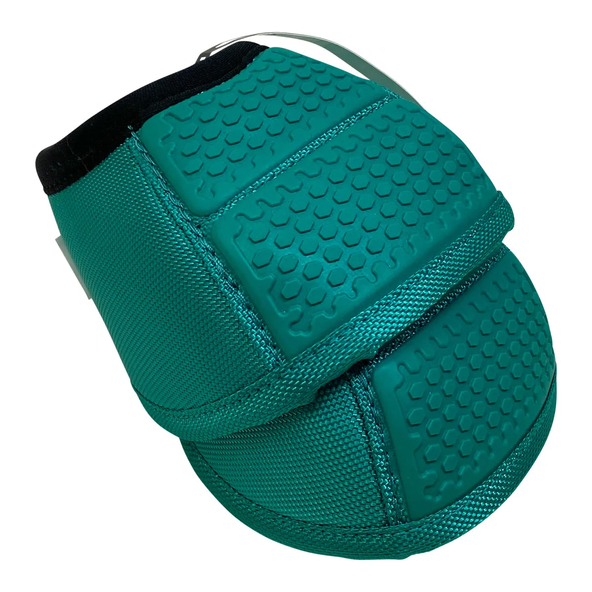 Classic Equine No Turn Flexion Bell Boots in Aqua - Large