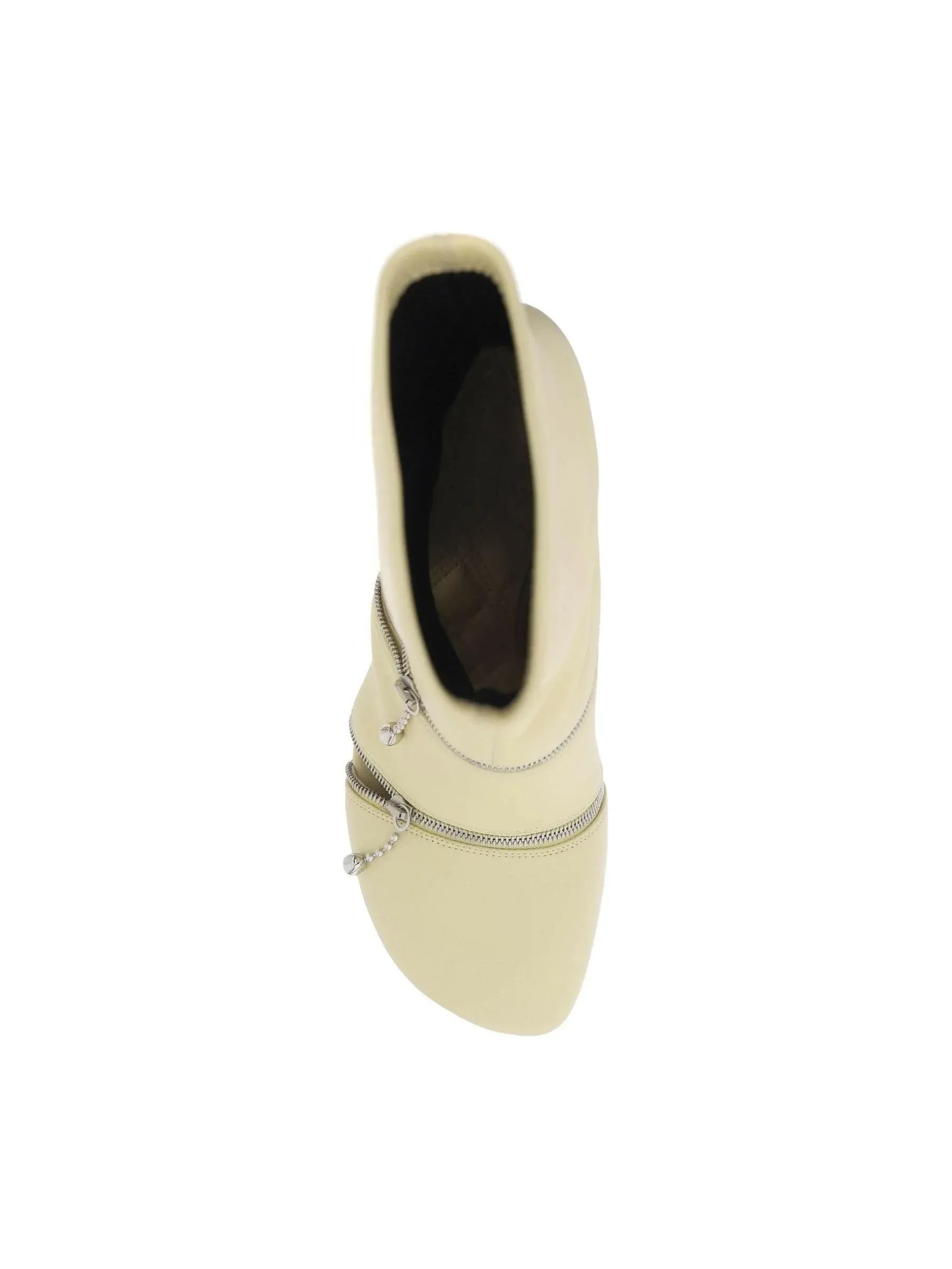 Daffodil Peep Leather Boots