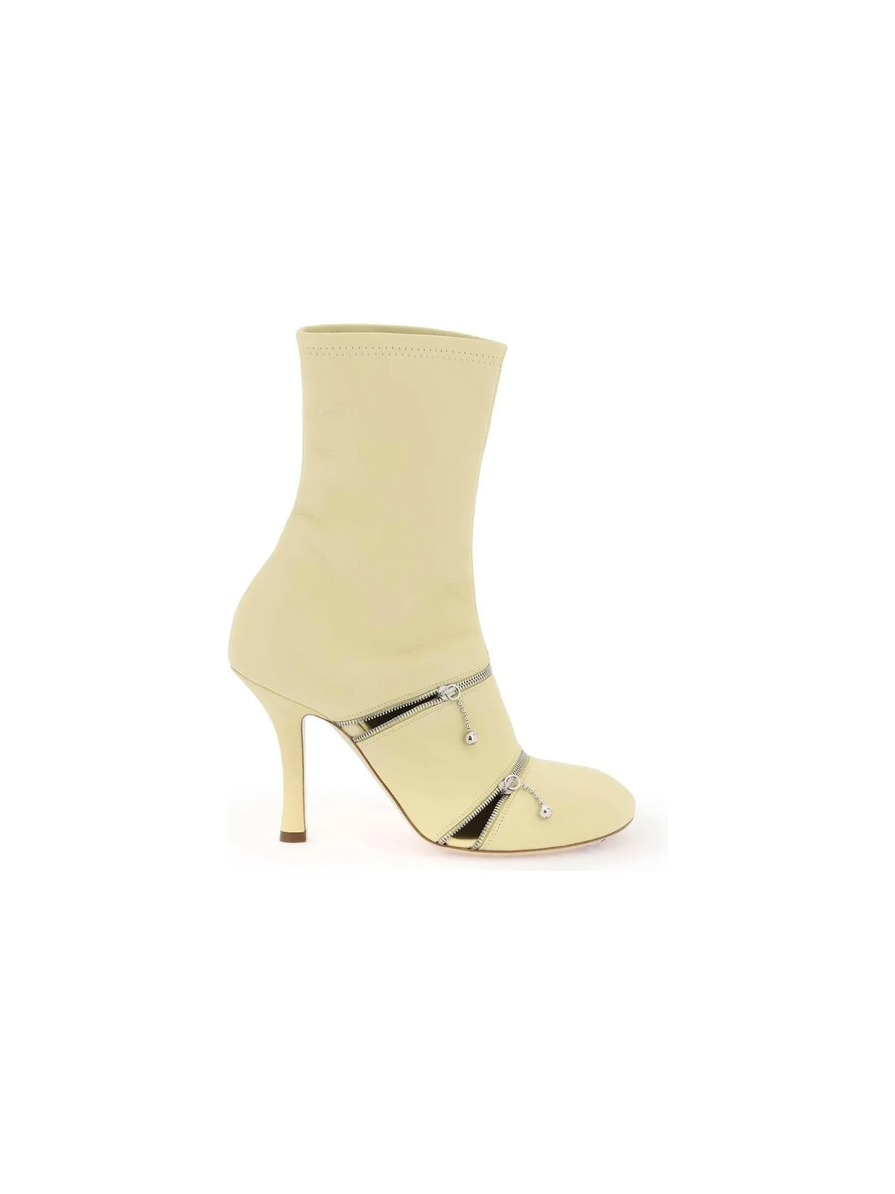 Daffodil Peep Leather Boots