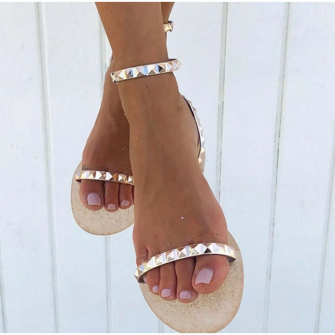 Delicate  rose gold Sandals