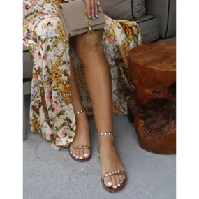 Delicate  rose gold Sandals