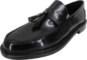 Delicious Junction and Trojan Mens The Duke Black Tassel Loafers