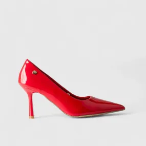 Dress Court Shoe Red 01636