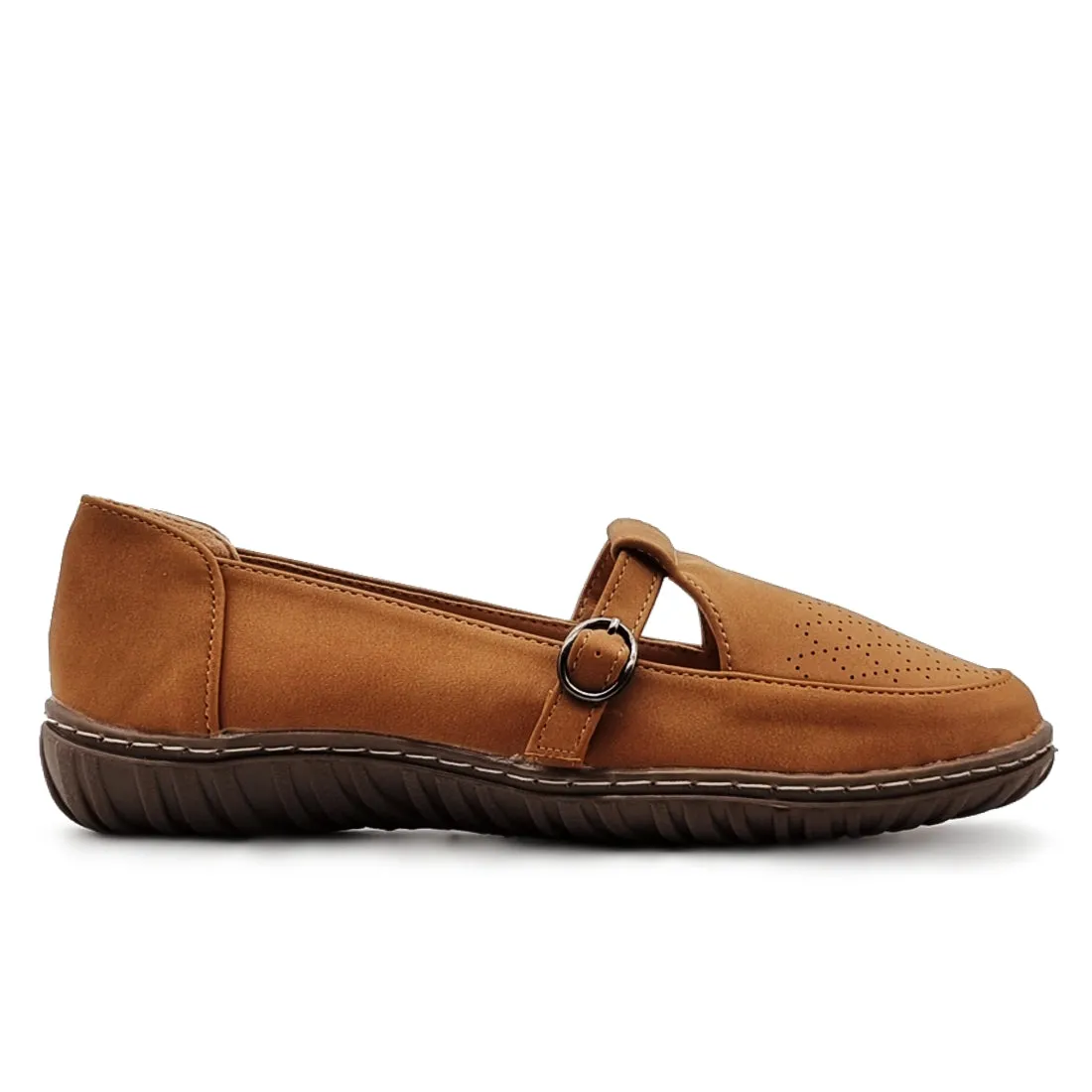 Faux Suede Slip On Flat Shoes