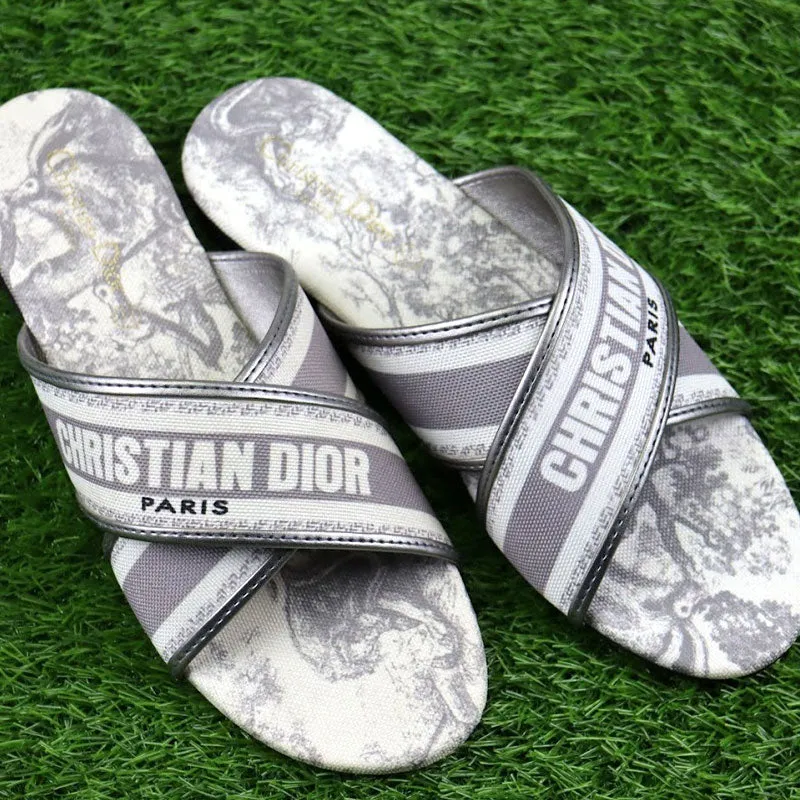 Floral Flat Sandals For Women