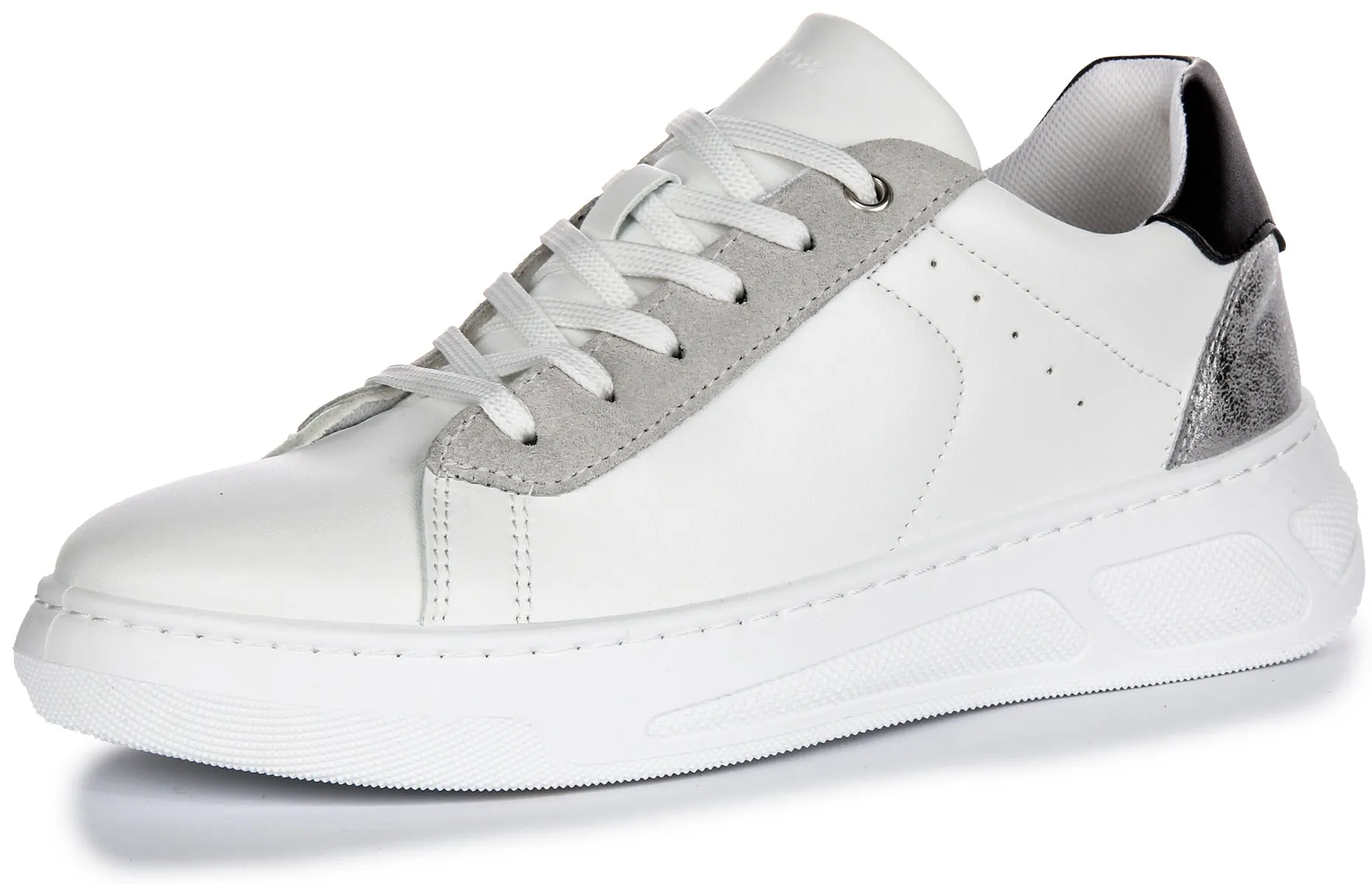 Geox D Ljuba A In Whitsilver For Women