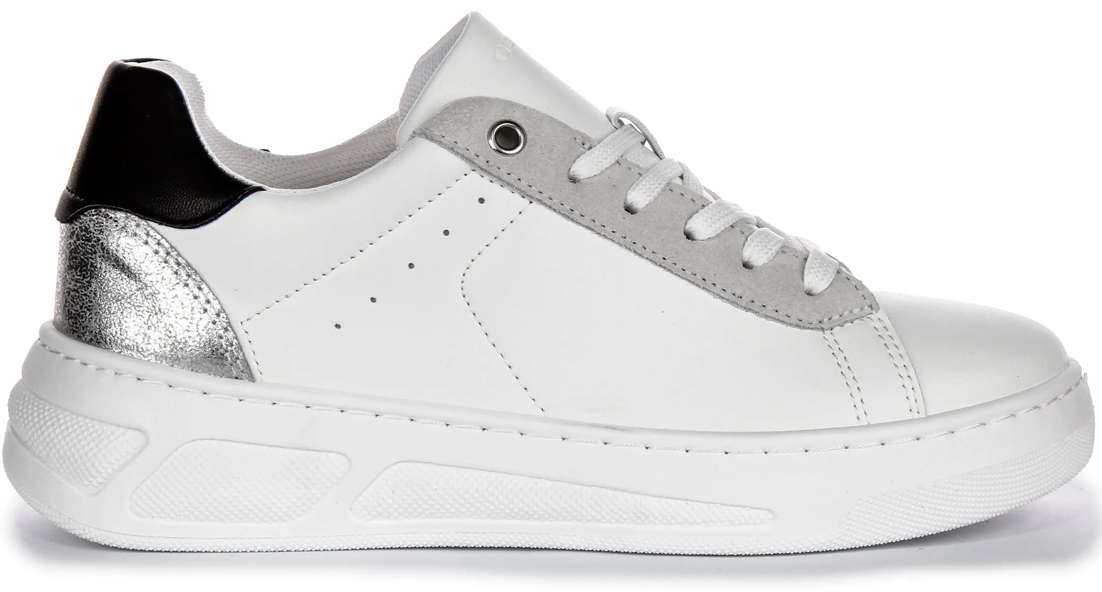 Geox D Ljuba A In Whitsilver For Women