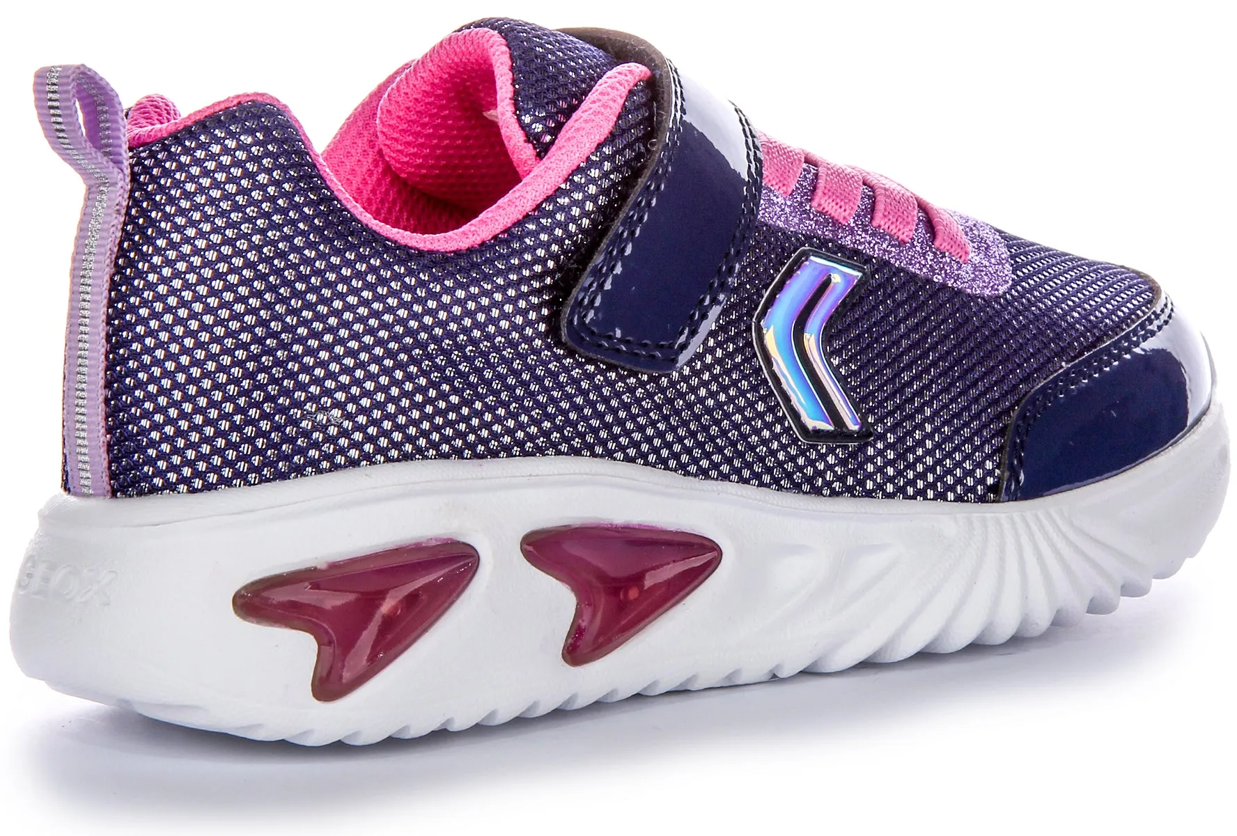 Geox J Assister G. A In Navy Pink For Infants