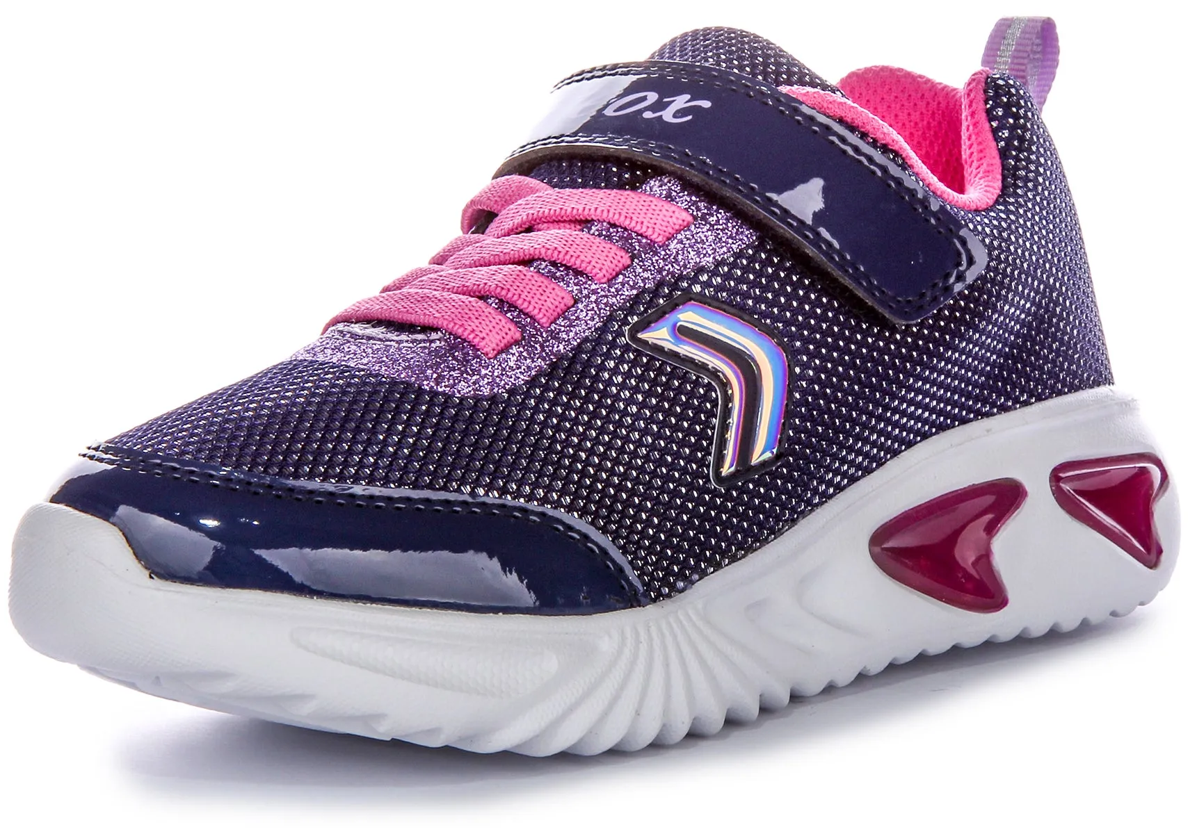 Geox J Assister G. A In Navy Pink For Infants