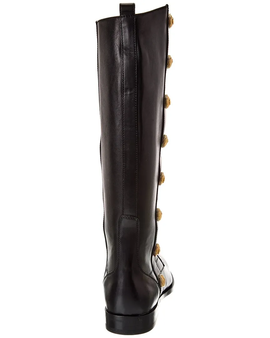 Gucci Leather Knee-High Boot