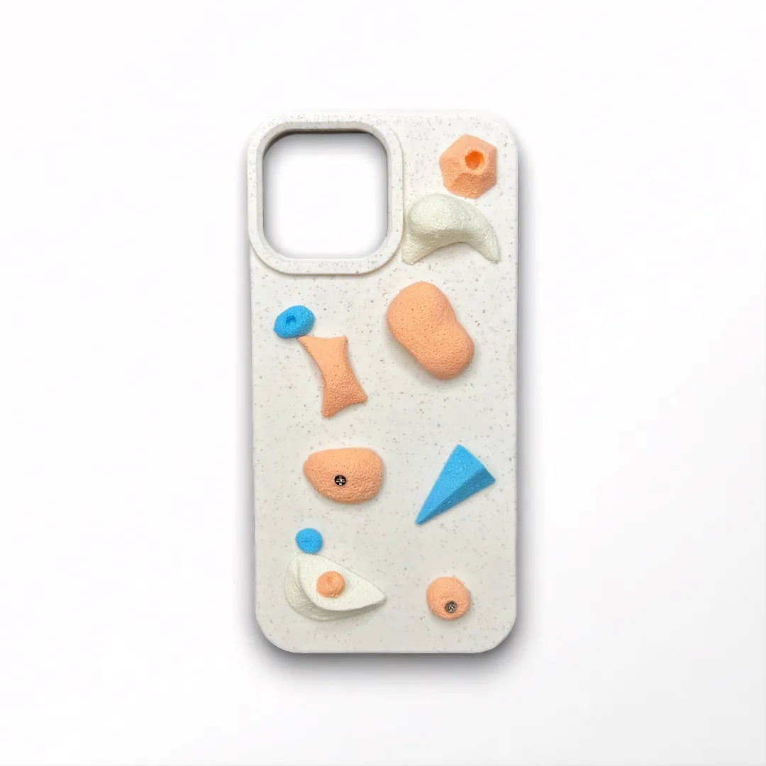 Handmade Rock Climbing Phone Case with Custom Holds - B1