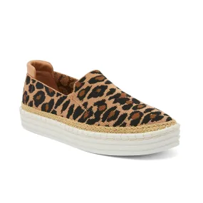 Heart Sneaker in Leopard Smooth