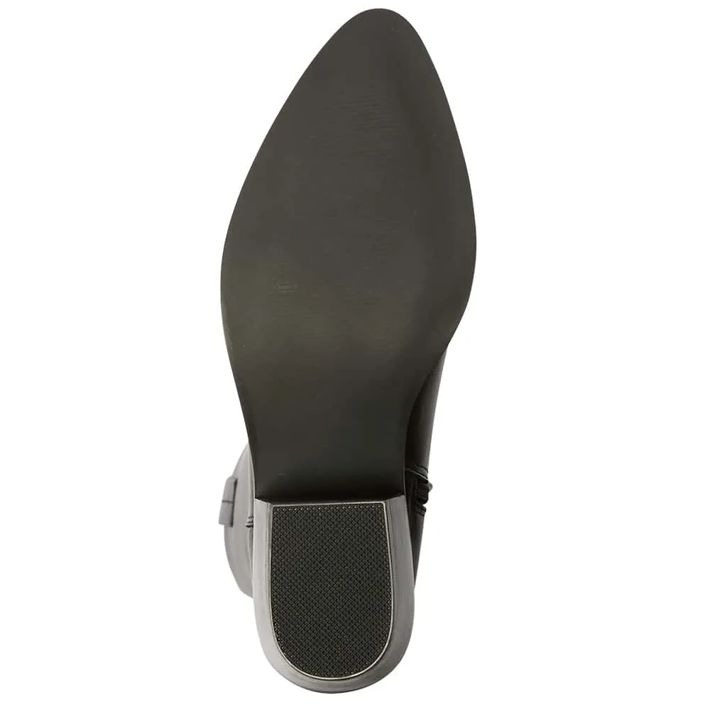Justice Boot in Black Leather