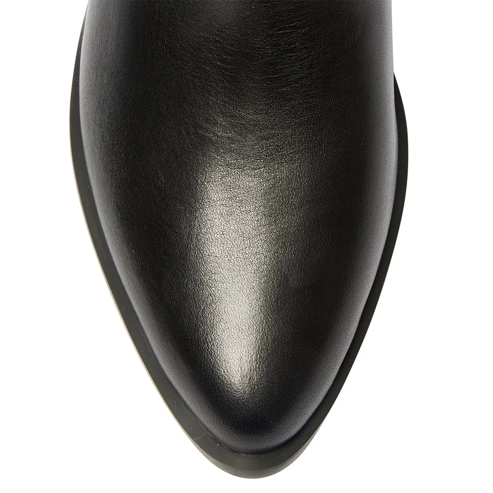 Justice Boot in Black Leather