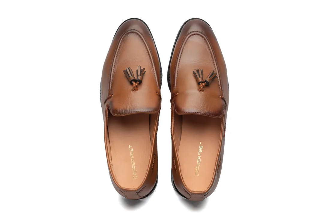 Kash 2 Tassel Loafers - Tan