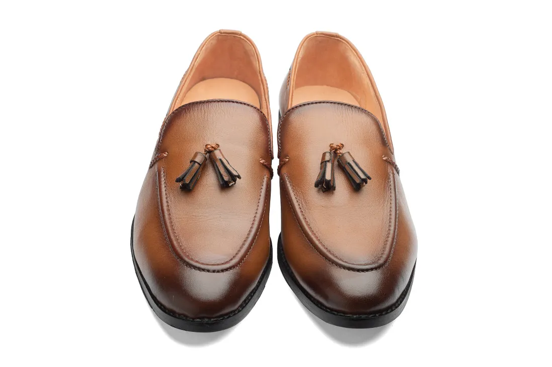 Kash 2 Tassel Loafers - Tan