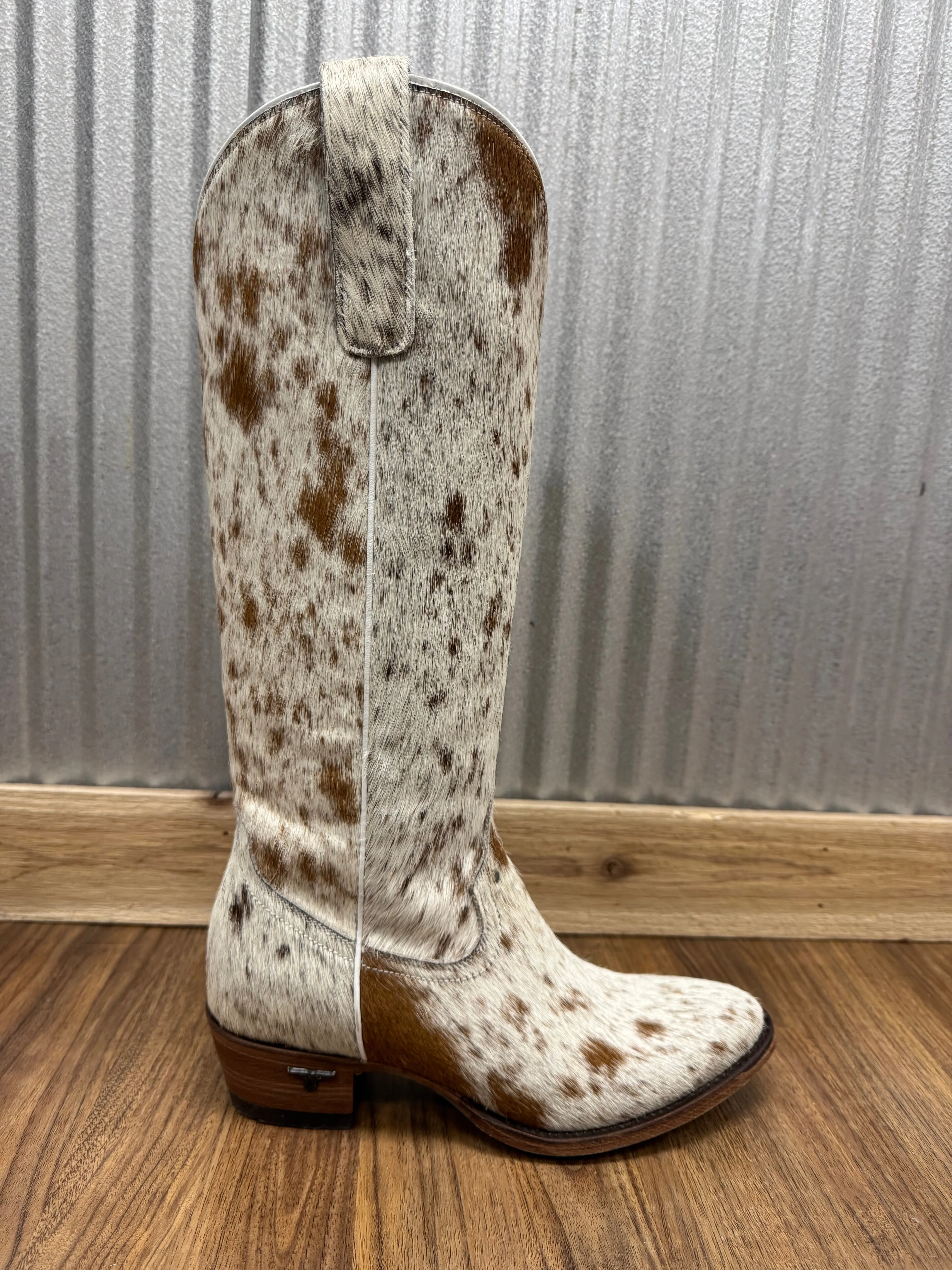 Lane Boots Women’s Plain Jane Genuine Cowhide Hair-On Tall Cowgirl Boots LB0546C
