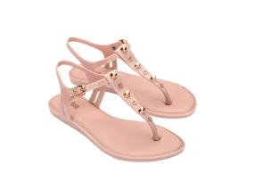 Melissa Solar Studs AD Pink Flip Flop Flat Sandals For Womens