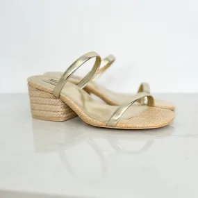 MIA In the Details Gold Heels