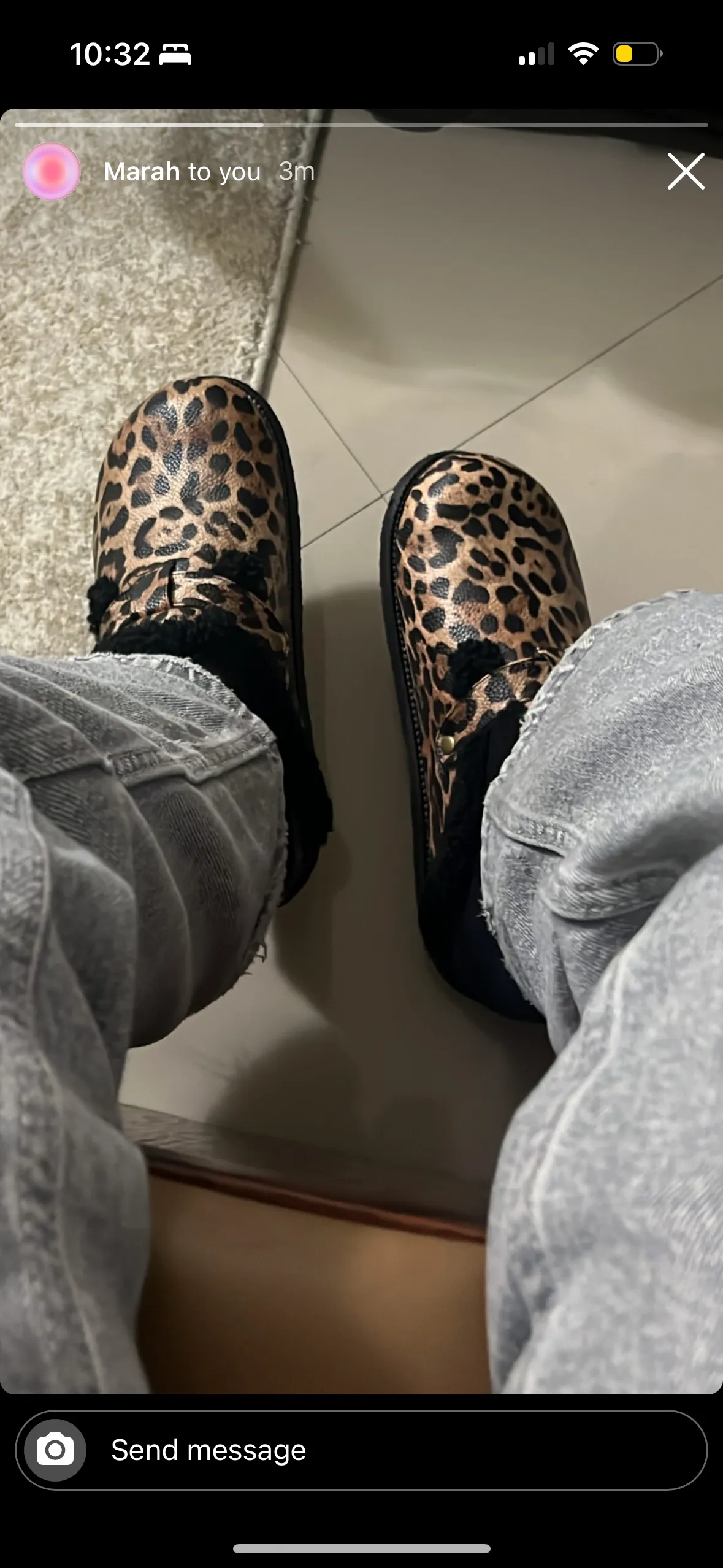 Milah in Leopard & Shearling