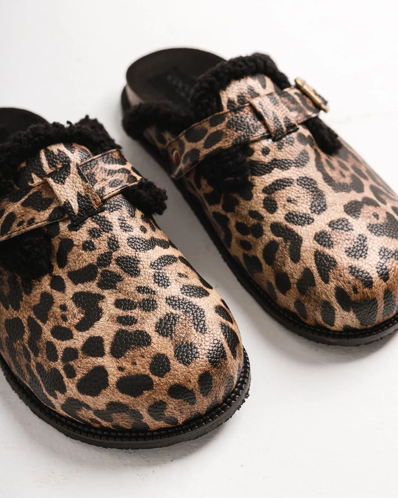 Milah in Leopard & Shearling