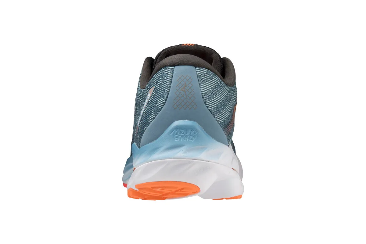 Mizuno Wave Inspire 19 D Provincial Blue/White/Light Orange Mens