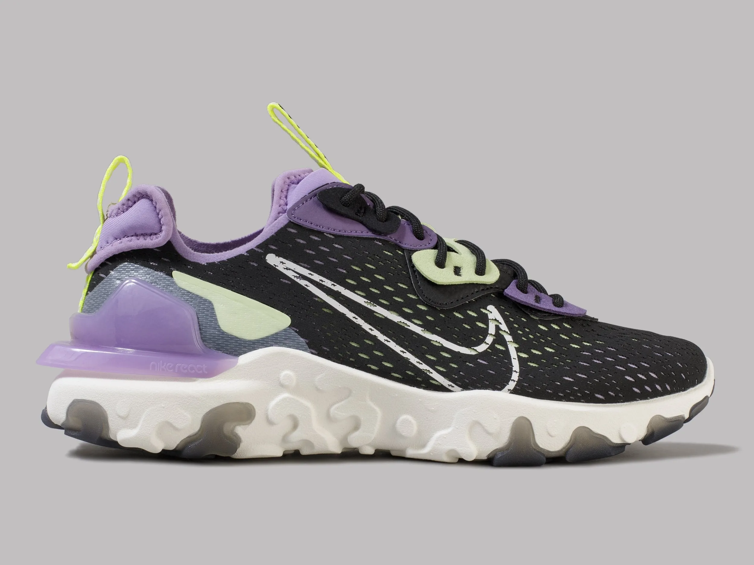 Nike React Vision (Black / Sail / Smoke Grey / Gravity Purple)