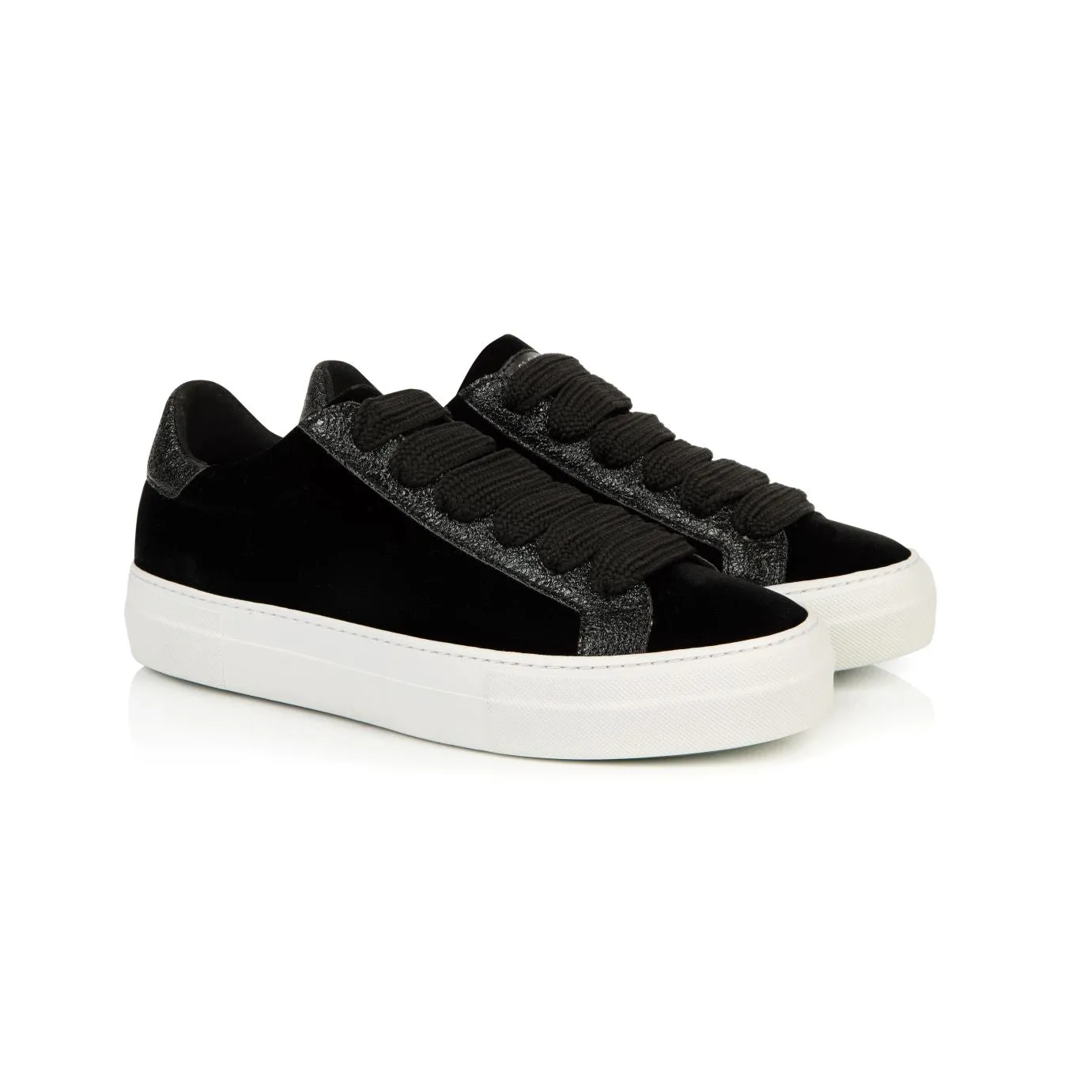 Roxy: Black Velvet Trainers