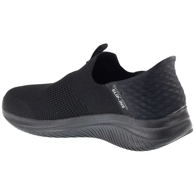 Skechers Trainers Mens Slip Ins Ultra Flex 3.0 Smooth Step Black