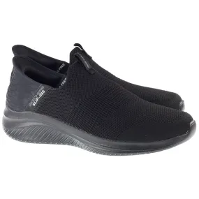 Skechers Trainers Mens Slip Ins Ultra Flex 3.0 Smooth Step Black