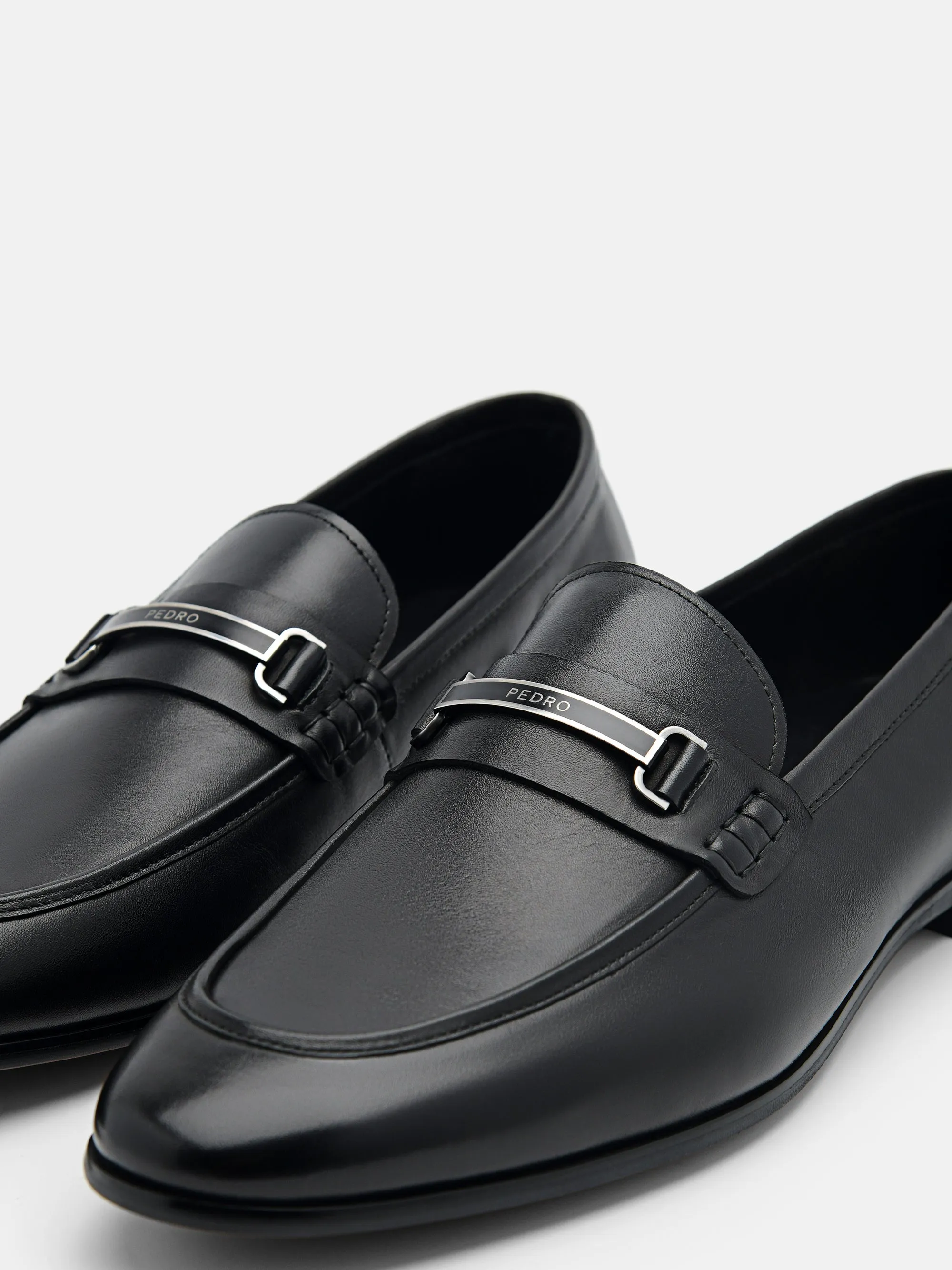 Steven Leather Loafers
