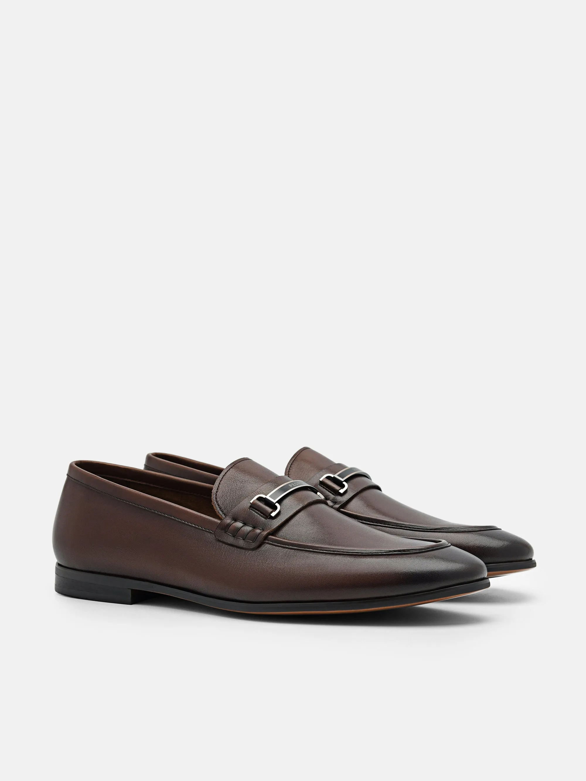 Steven Leather Loafers