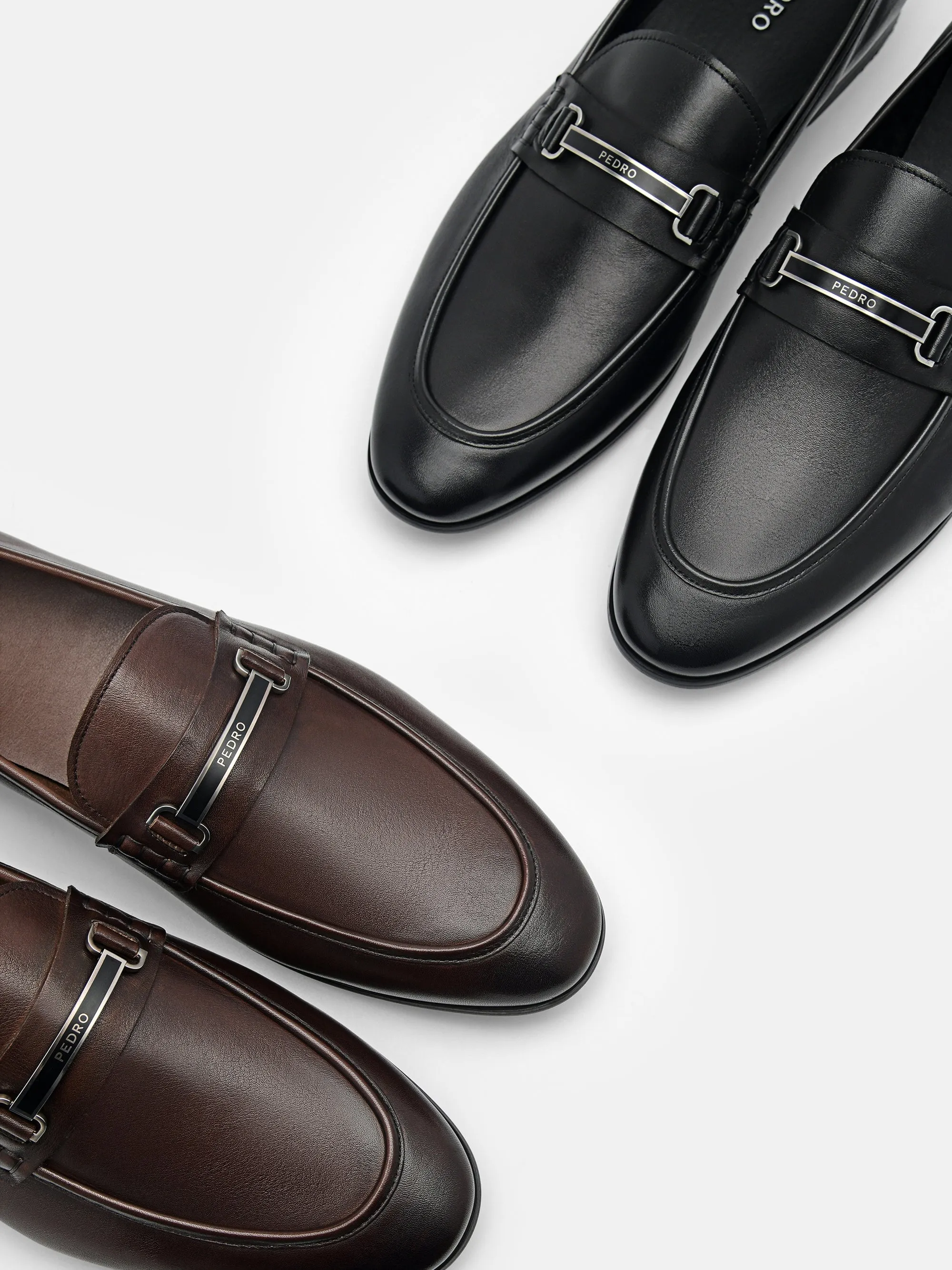 Steven Leather Loafers