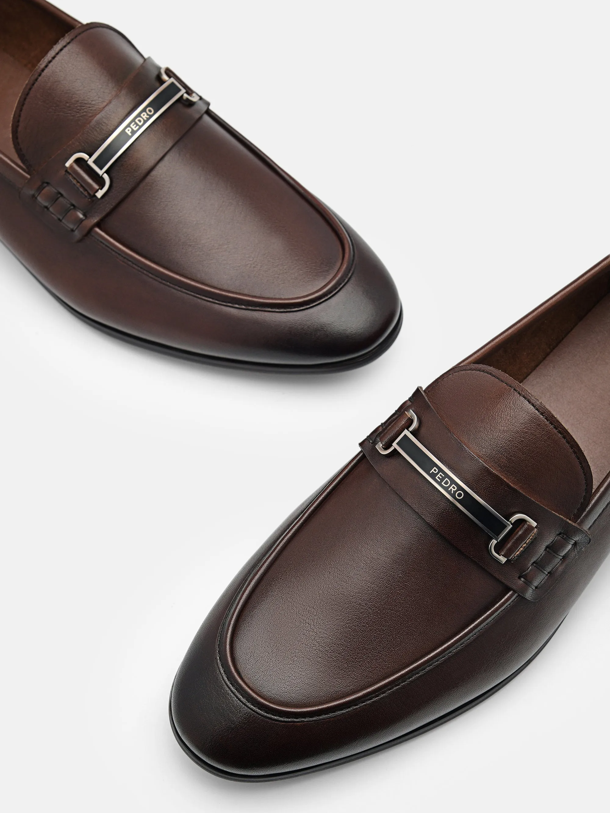 Steven Leather Loafers