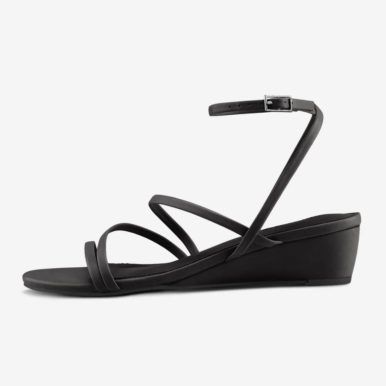 Strappy Ankle Wedge Sandals