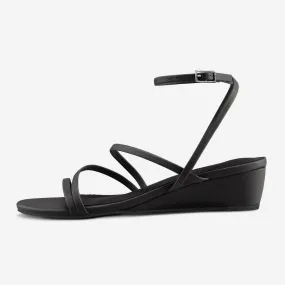 Strappy Ankle Wedge Sandals
