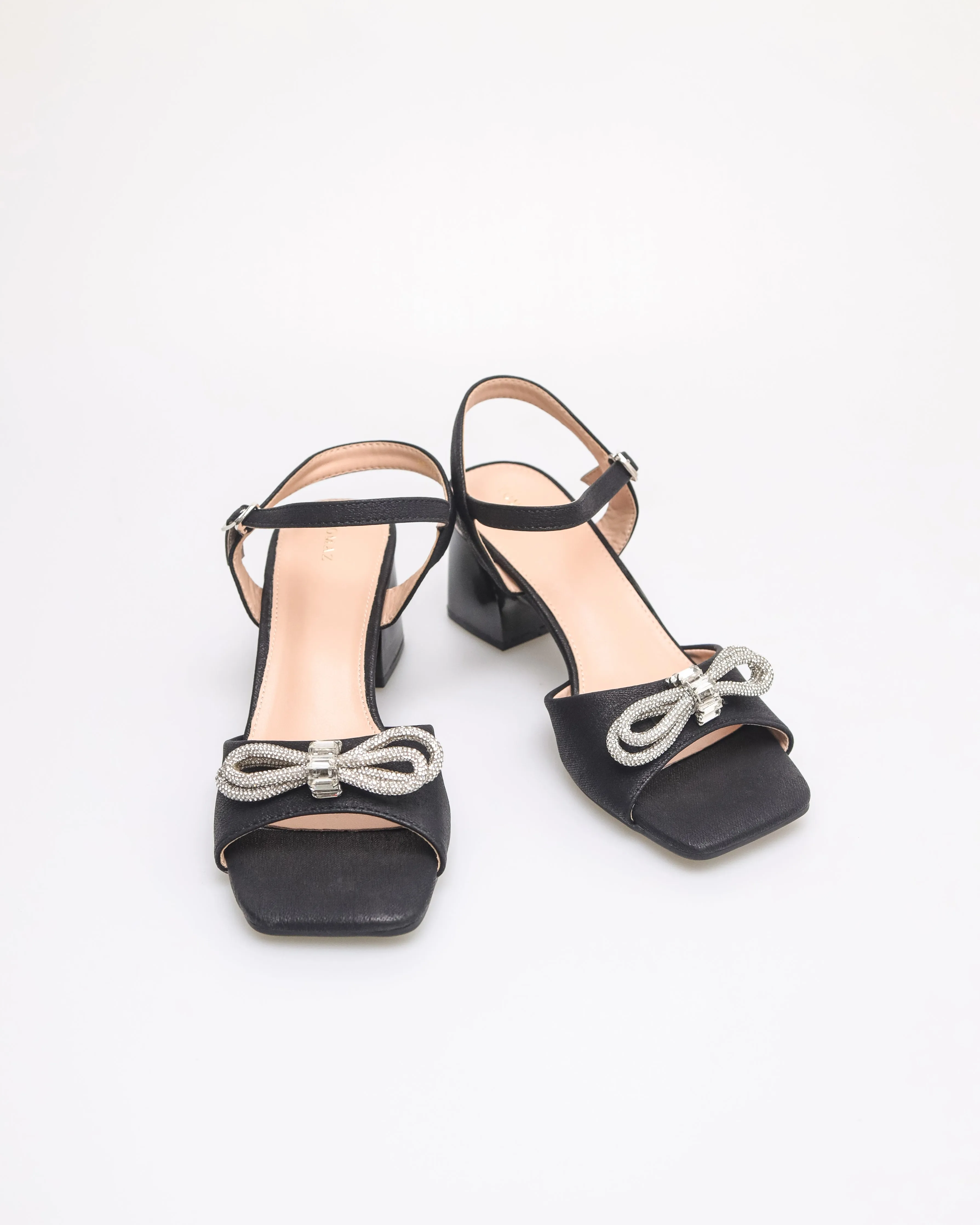 Tomaz NN378 Ladies Crystal Ribbon Heels