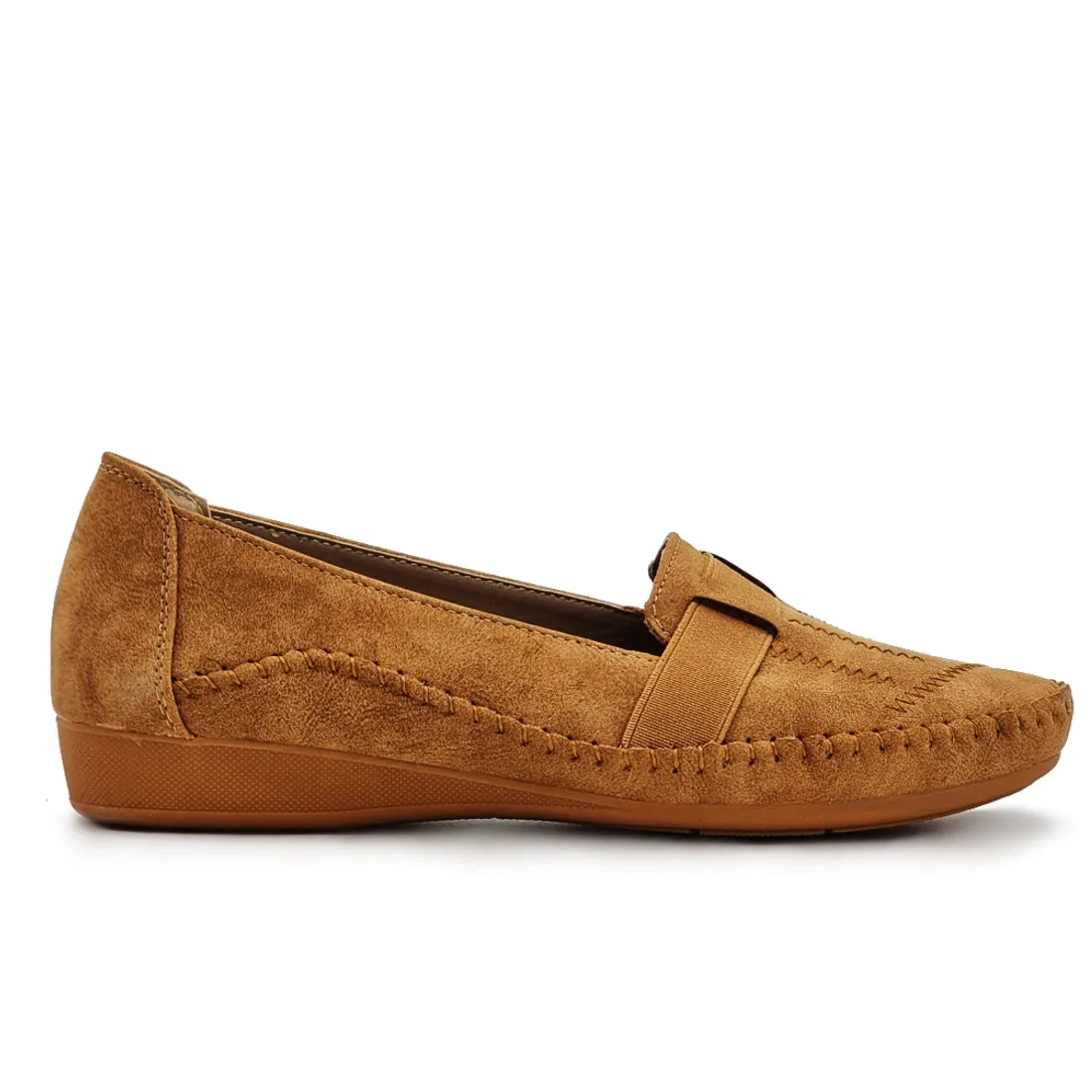 Vamp Belt Slip On Loafers Shoes
