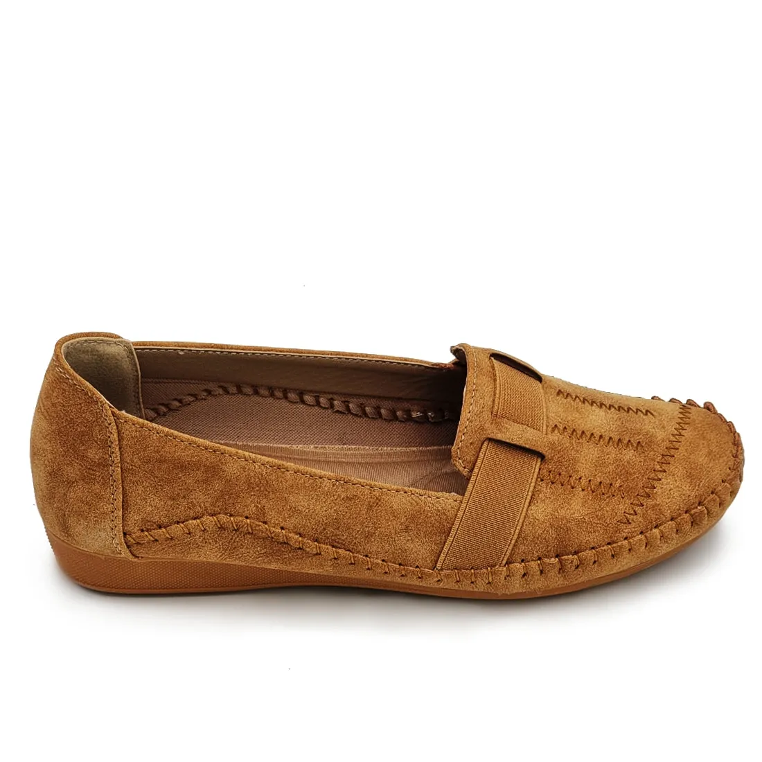 Vamp Belt Slip On Loafers Shoes