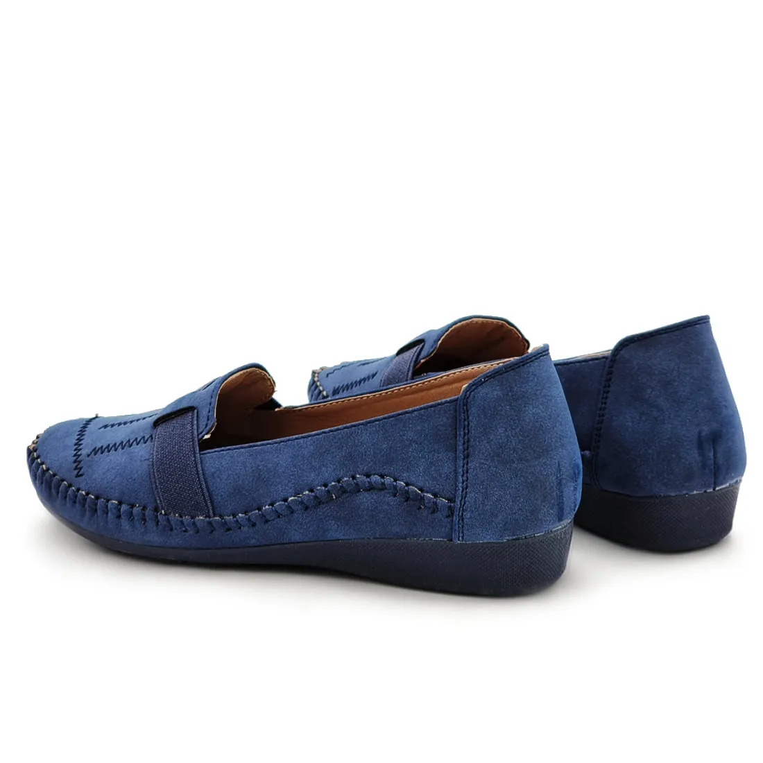 Vamp Belt Slip On Loafers Shoes