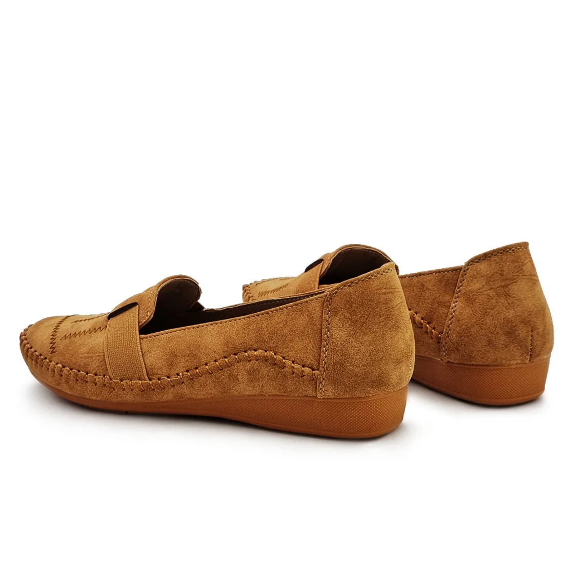 Vamp Belt Slip On Loafers Shoes
