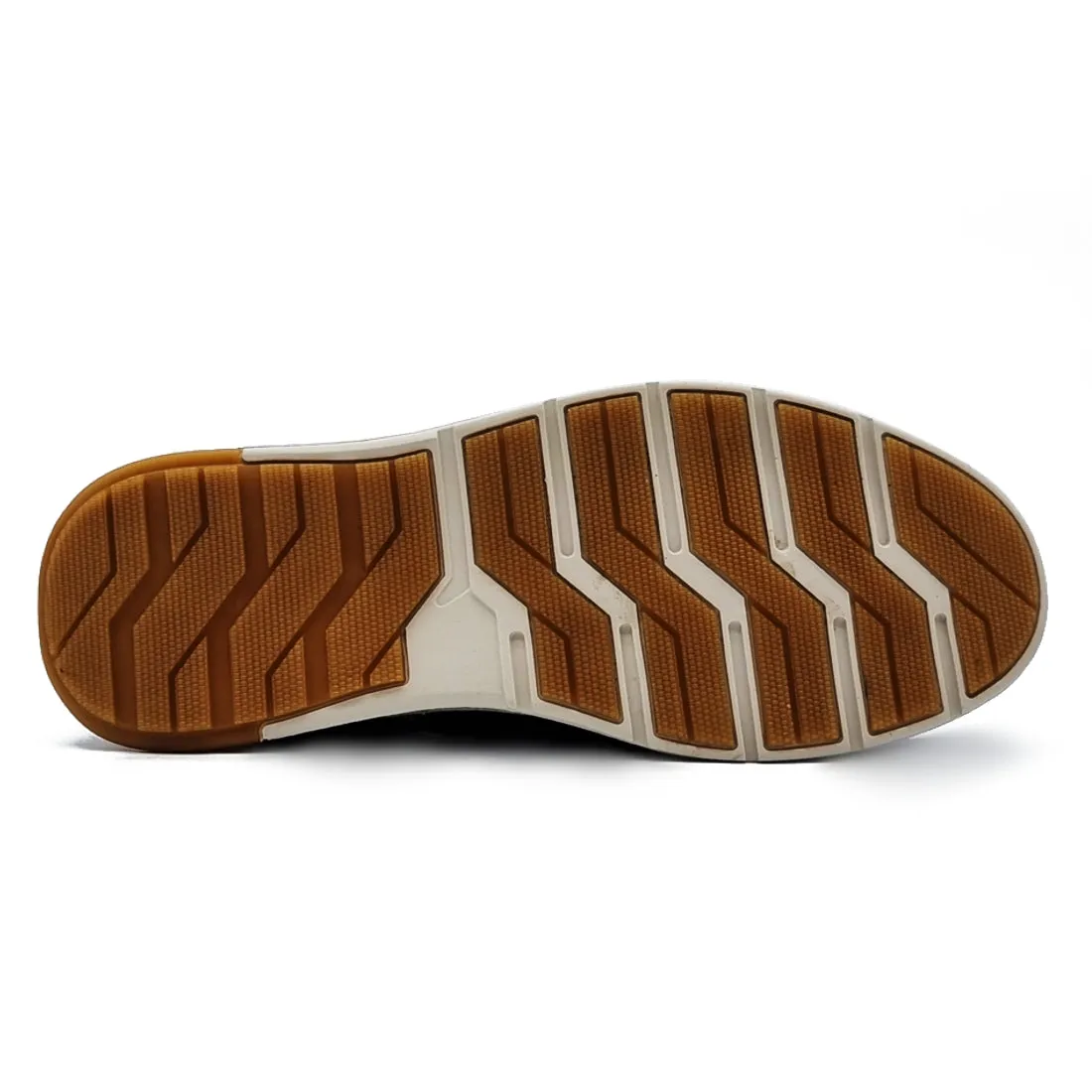 White Sole Contrast Stitch Slip On Shoes