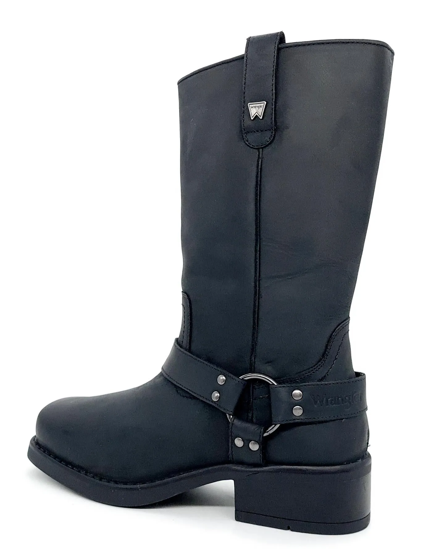 Wrangler Highway Mens Western Leather Long Chelsea Boots